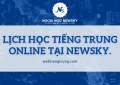 Lịch học tiếng Trung Online tại NewSky.