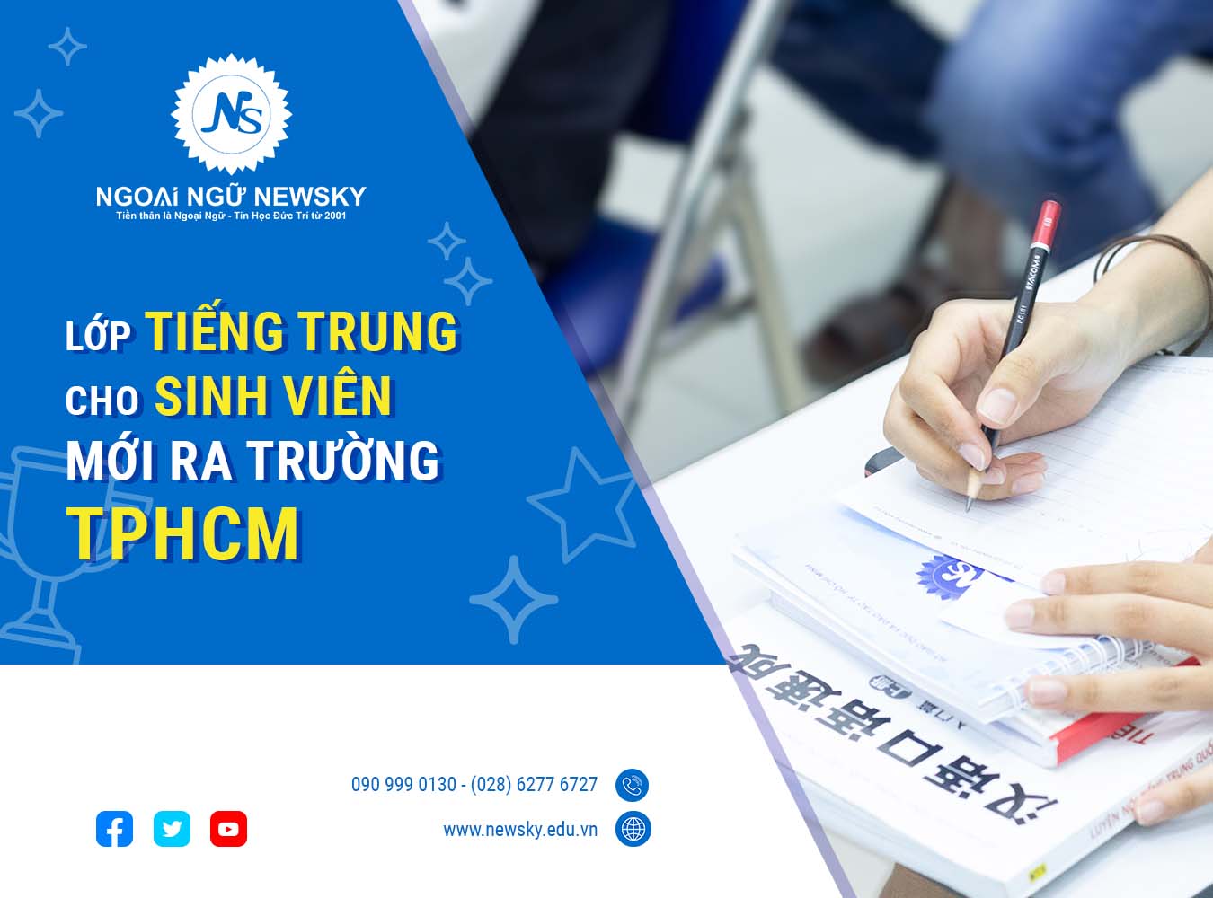 Lớp tiếng Trung cho sinh viên mới ra trường TPHCM