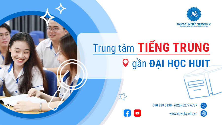 <center>Trung tâm tiếng Trung đảm bảo đầu ra gần Đại học HUIT</center>